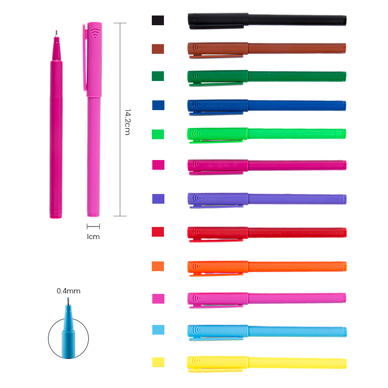 Многоцветный чертеж Fineliner