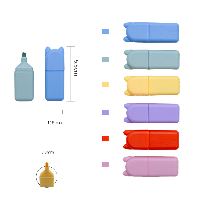 Маленький маркер для украшения ушей акварелью