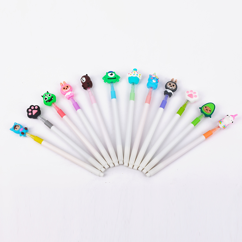 Маркер-щетка с силиконовой головкой