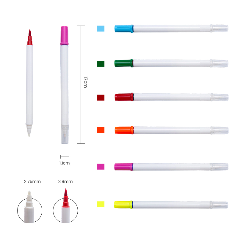 Двусторонняя ручка для акварели, меняющая цвет