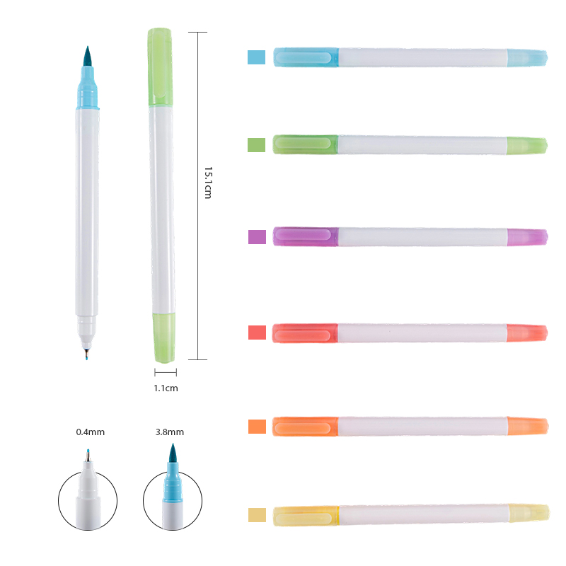 Двусторонняя ручка с кисточкой и наконечником