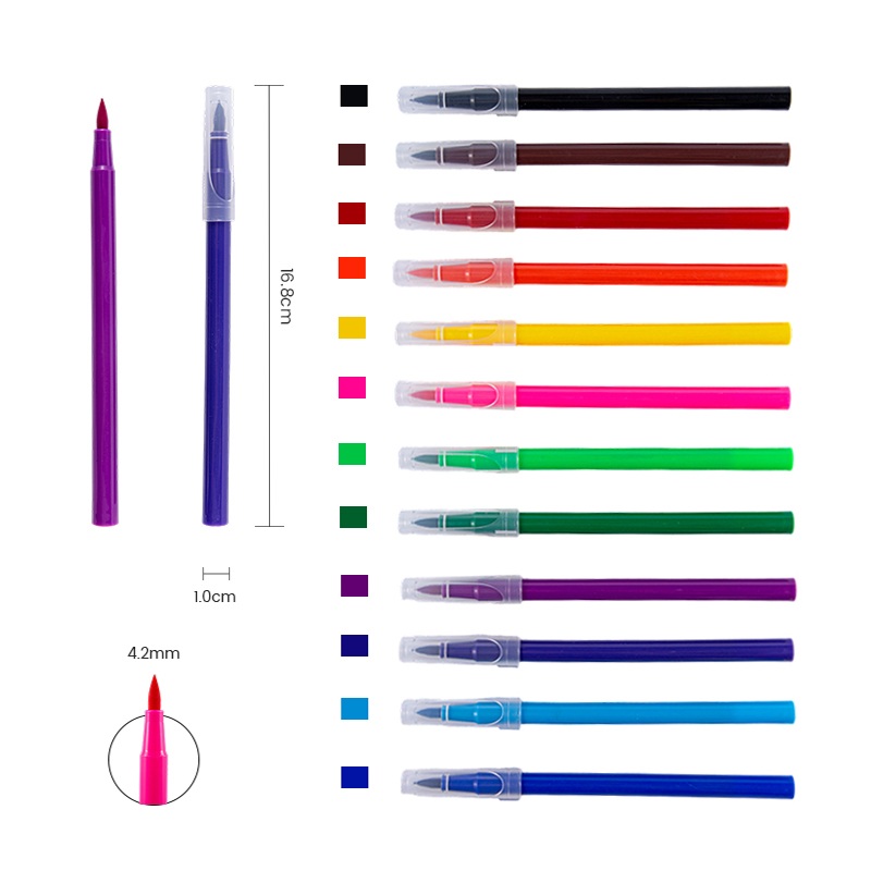 Моющийся маркер-кисть для рисования для школьников