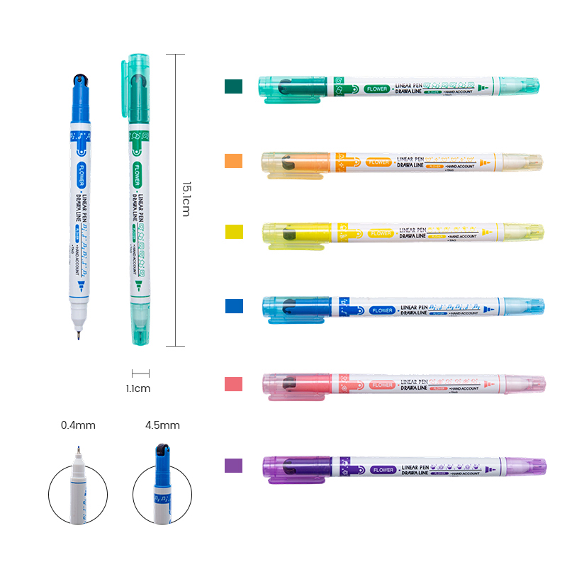 Подпись, тонкая ручка-штамп с роликовым штампом